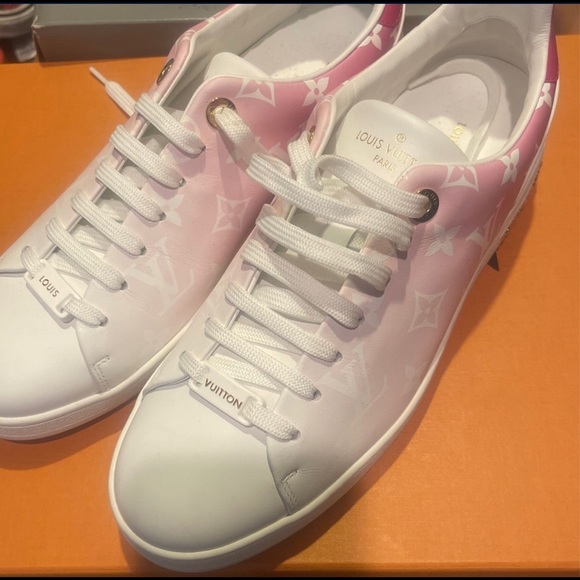 Louis Vuitton Frontrow LV Sneaker Pink Red White worn once - Picture 1 of 3